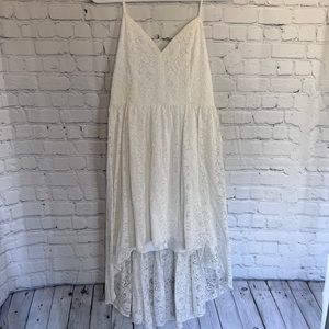 SPEECHLESS WHITE LACE DRESS